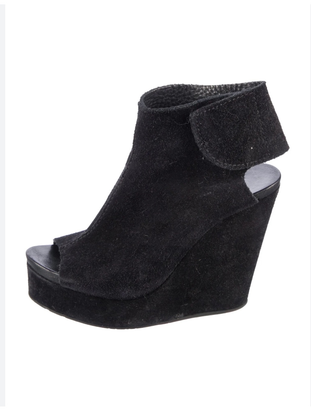Pedro Garcia black suede slingback sandals